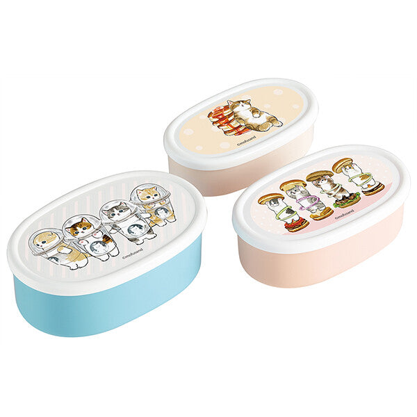 Mofusand 3 IN 1 PP 食物盒 (日本製) - Madingding