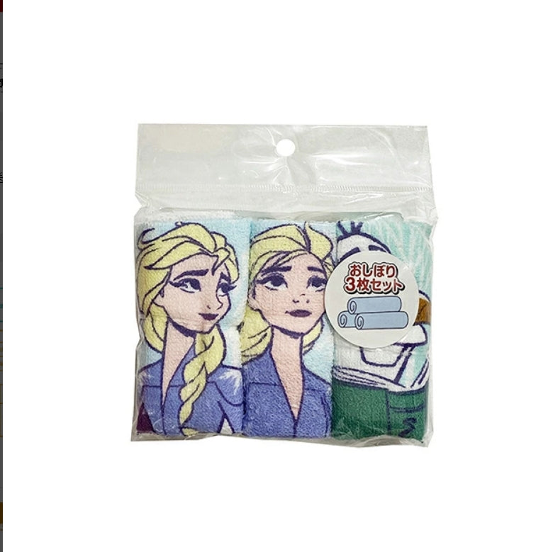 FROZEN 3 cotton printed face towels