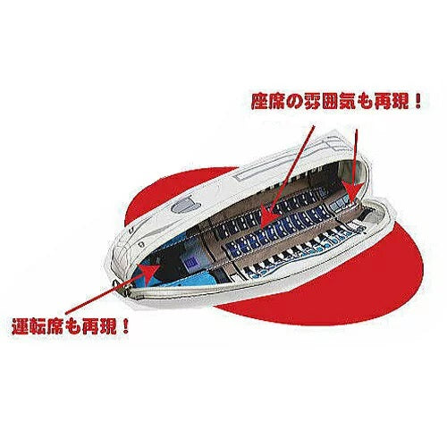 新幹線 造型 PU 筆袋 - Madingding