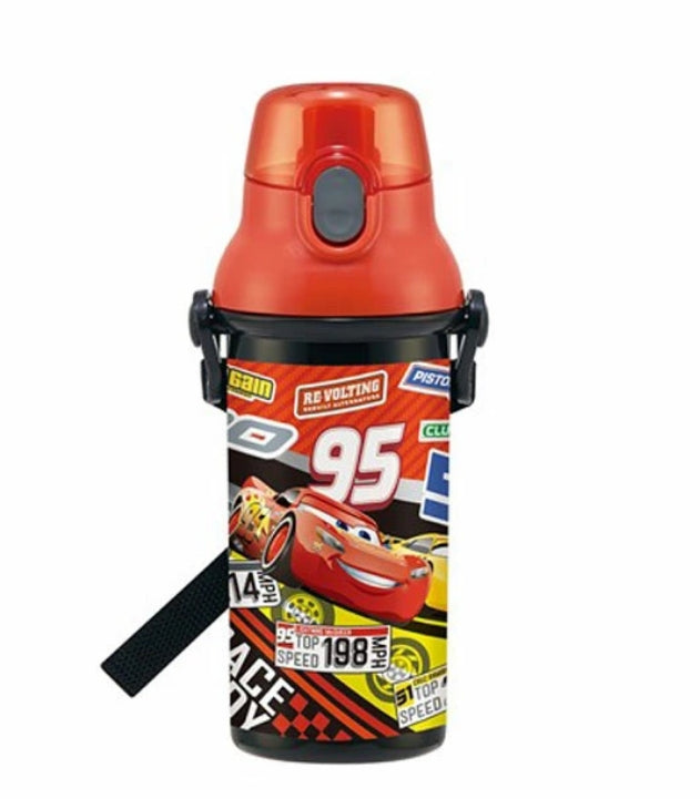 CARS 閃電王麥坤+積迅黑旋風 直飲水壺 (日本製)