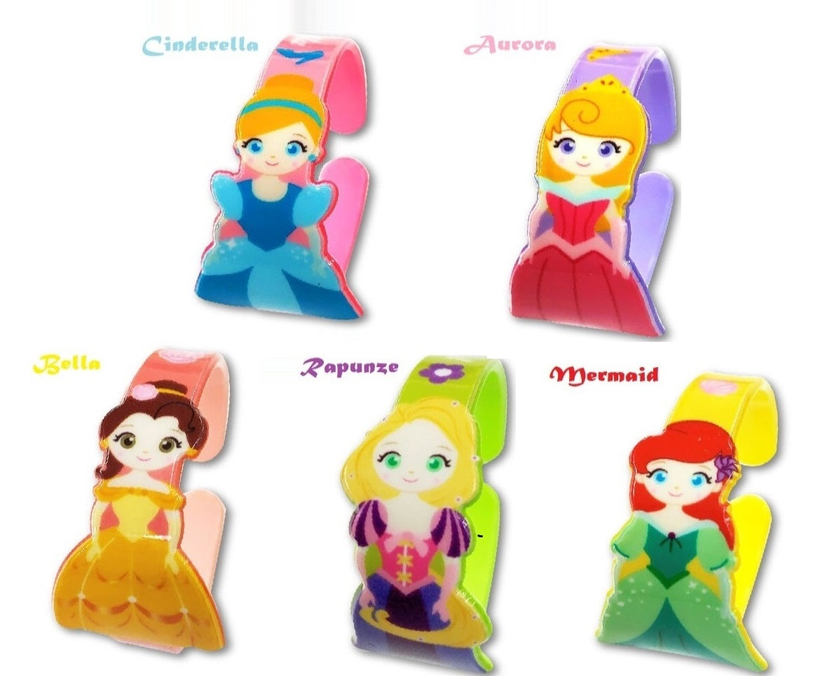 迪士尼公主 造型 夢幻手鐲 CINDERELLA/AURORA/BELLA/RAPUNZE/MERMAID (台灣製) - Madingding