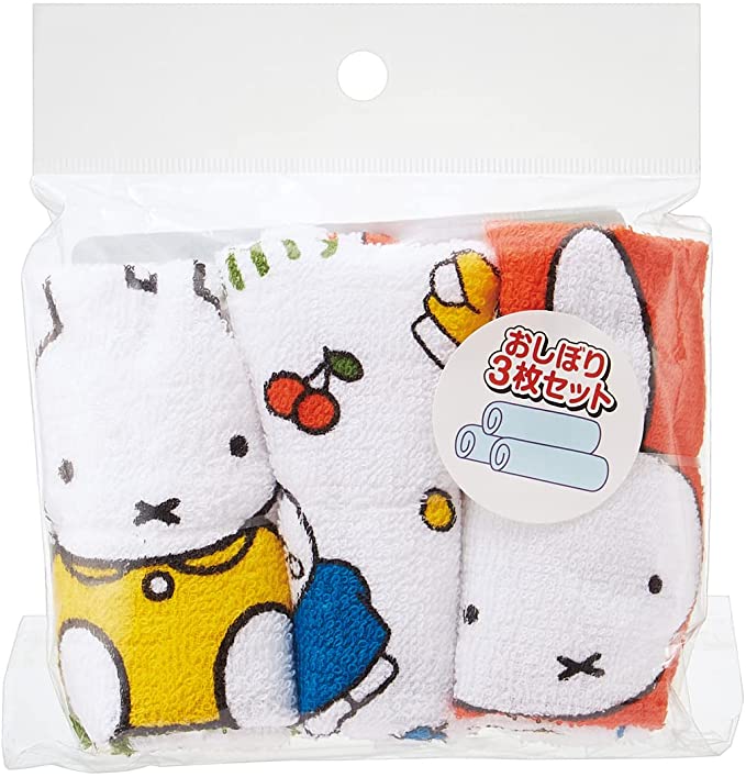 MIFFY 全棉印花面巾3條 - Madingding