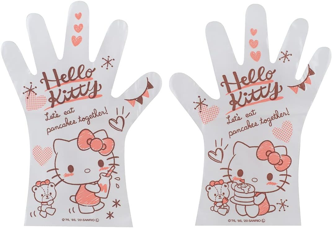 HELLO KITTY 小童用即棄手套 10對裝 - Madingding