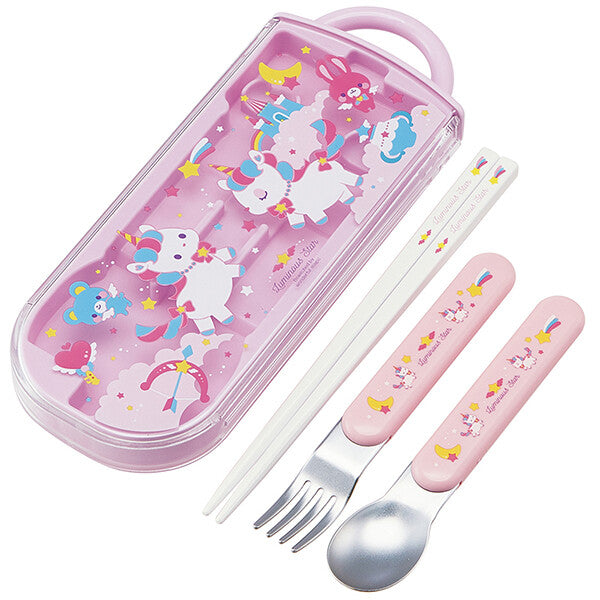 UNICORN 抗菌拉盒裝匙叉筷套裝 <日本製> - Madingding