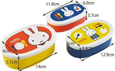 MIFFY 3合1 PP 食物盒 (日本製) - Madingding