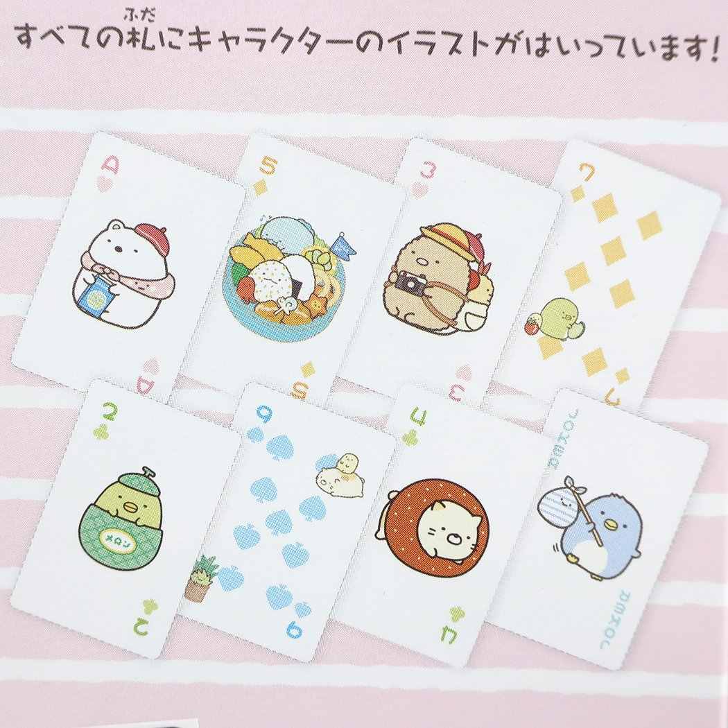 角落生物 すみっコぐらし 撲克52張+2張予備卡+2張JOKER + 透明盒 - Madingding