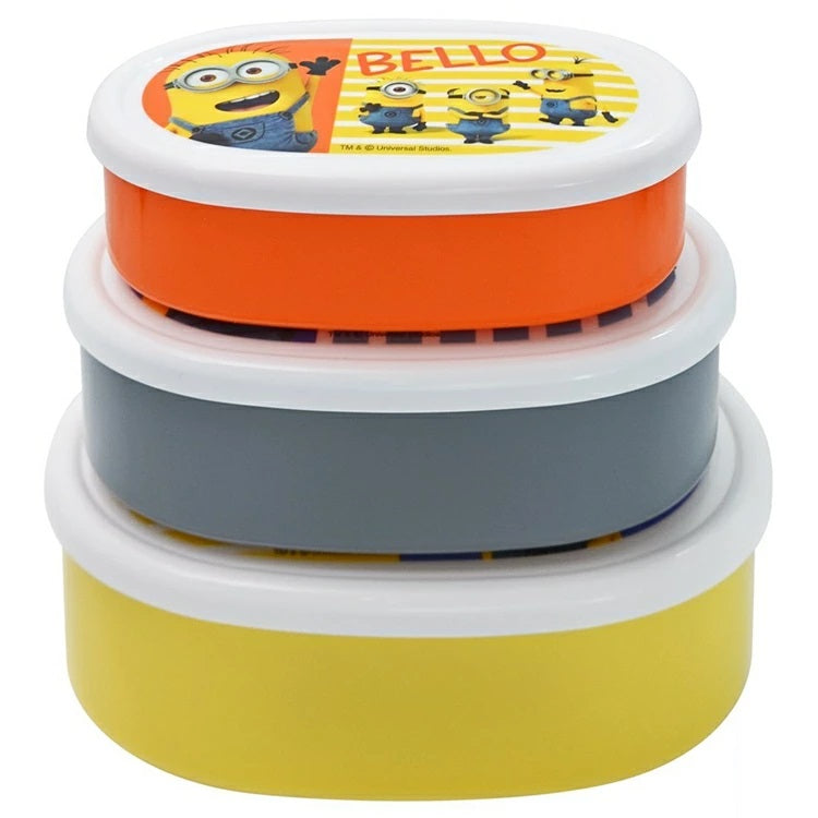 MINIONS 3合1 PP 食物盒 (日本製) - Madingding