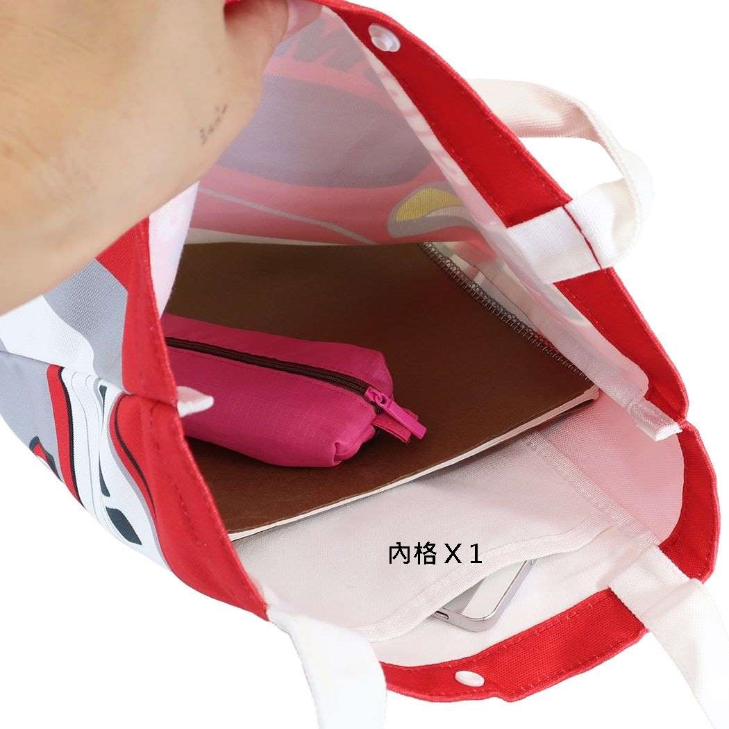 新幹線E6 KOMACHI A4 雙面圖TOTE BAG/ 補習袋/ 畫袋 - Madingding