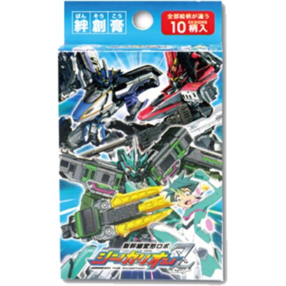 新幹線戰士Z SHINKALION Z 絆創膏10枚 [日本製] - Madingding 