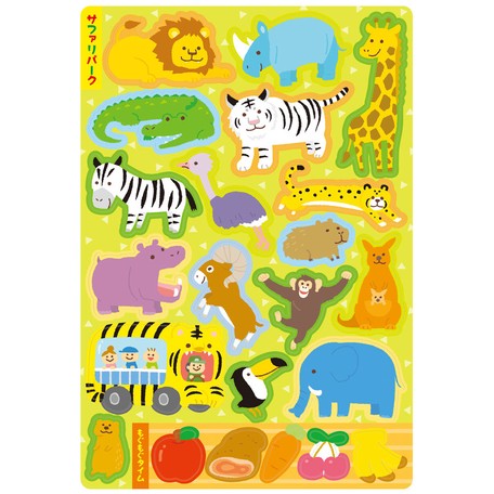 ZOO 動物園 場景學習磁貼書 - Madingding 