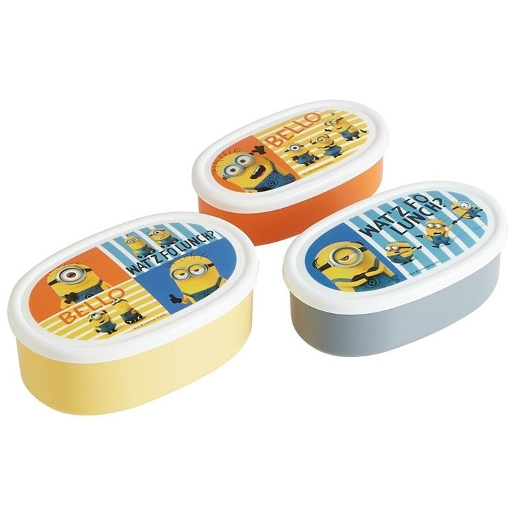 MINIONS 3合1 PP 食物盒 (日本製) - Madingding 