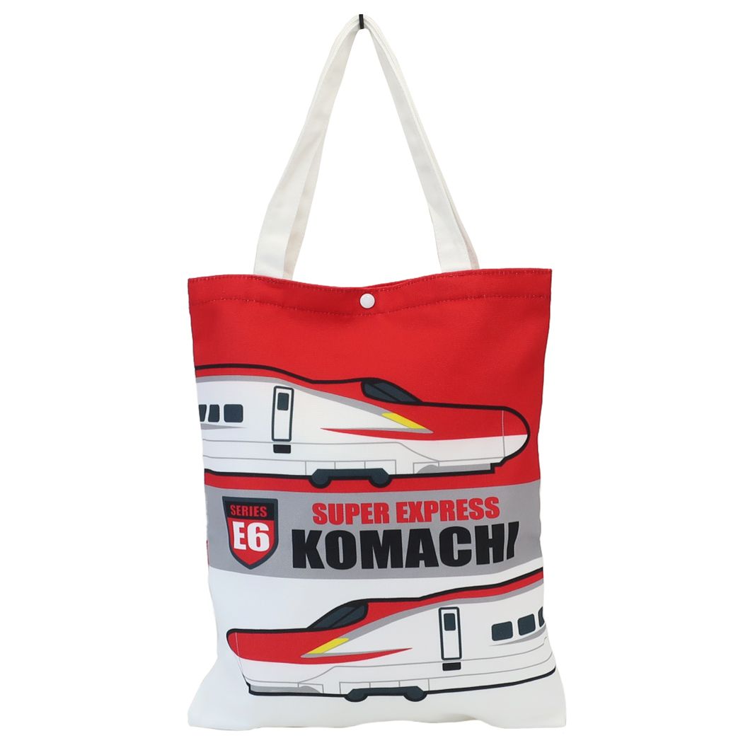 新幹線E6 KOMACHI A4 雙面圖TOTE BAG/ 補習袋/ 畫袋 - Madingding 