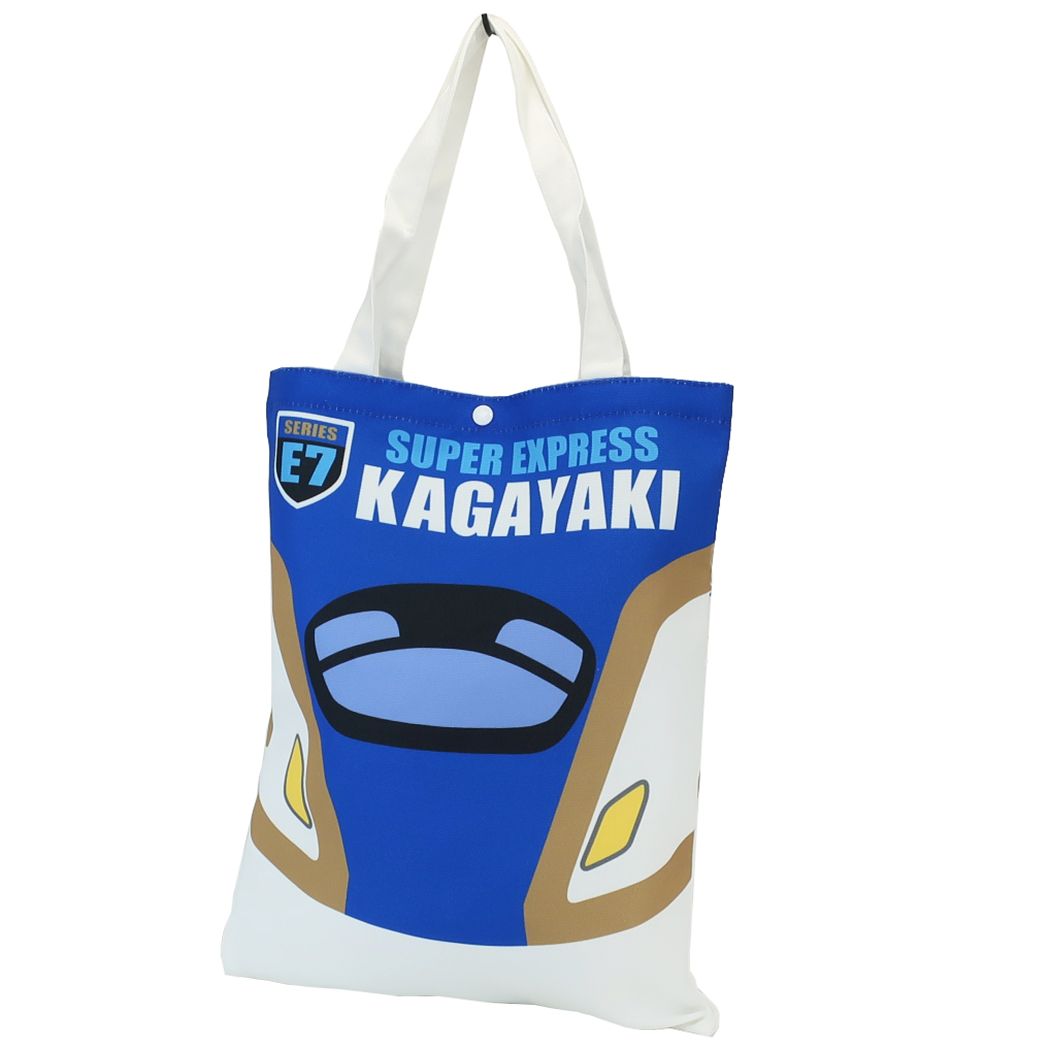 新幹線E7 KAGAYAKI A4 雙面圖TOTE BAG/ 補習袋/ 畫袋 - Madingding 